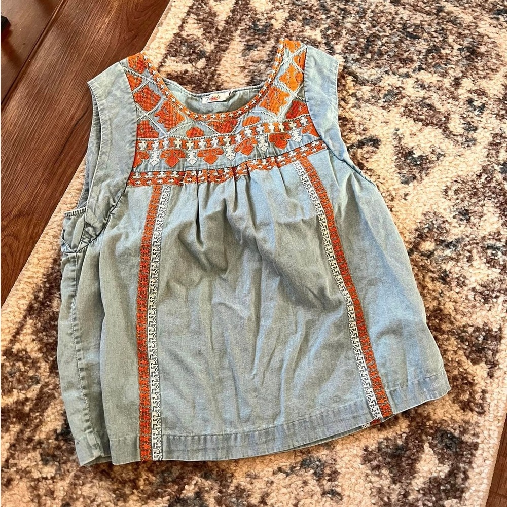 Faherty Detailed Tank Top